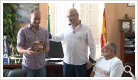 Jesús Romero, galardonado por la Tenencia de Alcaldía de Torre del Mar por su convocatoria en el Europeo BSR