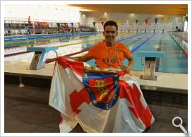 Paco Salinas, campeón de España de Natación Adaptada por Clubes