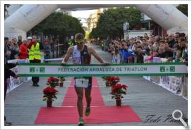 Miguel Santos, campeón de Andalucia de Duatlón Cross en Ubrique. Foto Fede Puerto.