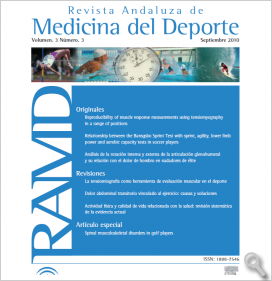 Revista Andaluza de Medicina del Deporte. Vol 3, nº3