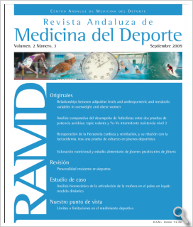 Revista Andaluza de Medicina del Deporte. Vol 2, nº3