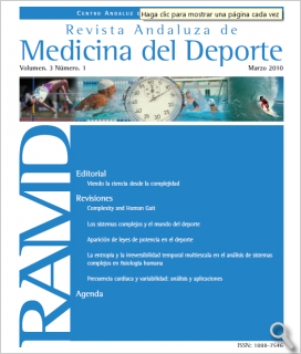 Revista Andaluza de Medicina del Deporte. Vol 3, nº1