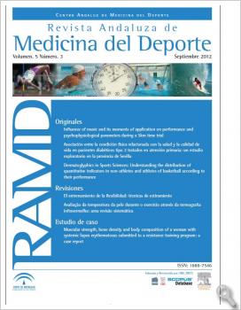 Revista Andaluza de Medicina del Deporte. Vol. 5, núm. 3 (septiembre 2012)