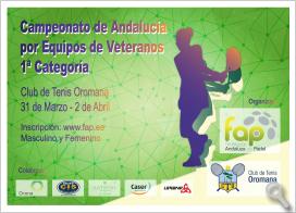 Cartel de la competición andaluza de veteranos.