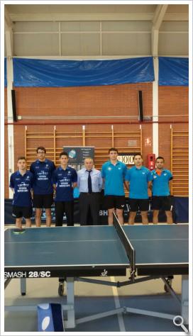 El Equipo de División de Honor Masculina del Club de Tenis de Mesa Ciudad de Granada a un paso de la Fase de Ascenso al derrotar a Las Rozas