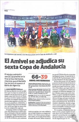 Él Clínicas Rincón Amivel se adjudica su Sexta Copa Andaluza BSR