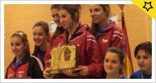 Doce medallas para el CajaSur Priego en los Campeonatos de Andalucía de Tenis de Mesa