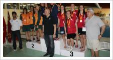 Nueva tarde de medallas para nuestra delegación en los Campeonatos de España Universitarios de Natación en Murcia