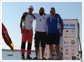 Doble podio trianero en la Copa de España de kayak de mar.