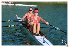 El doble scull ligero de Natalia de Miguel y Rocío Laó