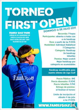 Torneo First Open de Golf en Chiclana