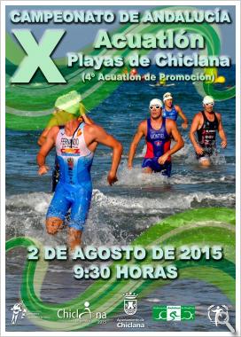 X Acuatlón "Playas de Chiclana" y IV Acuatlón de Promoción Campeonato de Andalucía