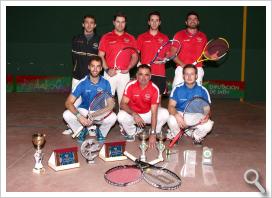 Equipo senior del club raqueta de Torredelcampo