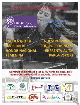 Encuentro de DHF entre el CTM Ciudad de Granada y el TM Parla-Vsport