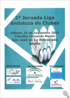 Cartel 2ª Jornada Liga Andaluza de Clubes