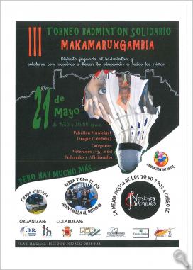 III Torneo Bádminton Solidario MakamaruxGambia