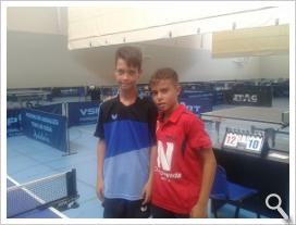 HUGO URQUIZAR Y DAVID PUERTAS. EL PRIMERO VA A DISPUTAR LAS SEMIFINALES DE LOS CAMPEONATOS DE ESPAÑA