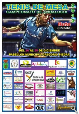 Campeonato de Andalucía Tenis de Mesa Rute