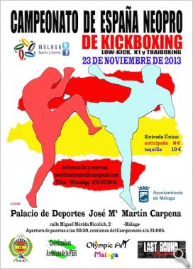 Campeonato de España Neopro de Kickboxing (Cancelado)