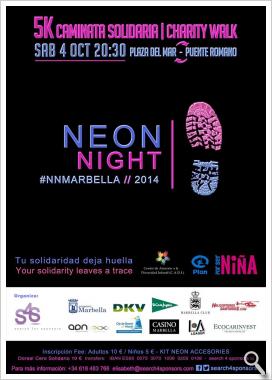Caminata Solidaria Neon Night Marbella