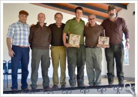 Ganadores de la competición andaluza de caza menor con perro en Rosal de la Frontera