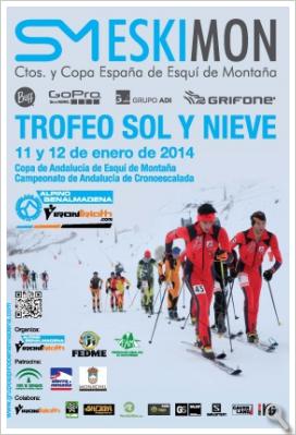 Cartel de la Copa de España de Esquí de montaña en Sierra Nevada
