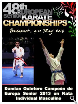 Damián Quintero campeón de Europa en Kata individual y equipos