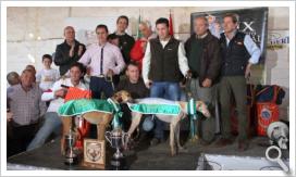 Podio Campeonato de Andalucía de Galgos en Campo