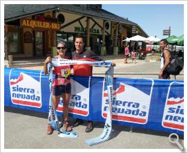 Los ganadores en la Carrera por Montaña del IV Sierra Nevada Mountain Festival,
