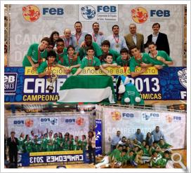 Sselección andaluza de minibasket, campeona de España por segundo año consecutivo