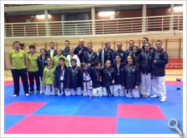 Selección andaluza de taekwondo en Pamplona