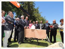 Primera piedra del Centro Especializado de Tecnificación Deportiva de Golf de La Cañada