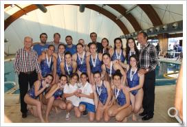 El CW Marbella gana la Liga Femenina andaluza de waterpolo