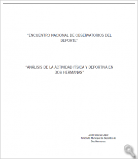 Análisis de la Actividad Física y Deportiva en Dos Hermanas