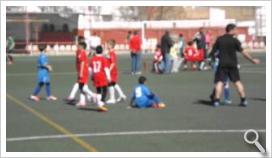 Jornada de Fútbol a Siete en Lora del Río. Equipos de EDM de Tocina y Los Rosales 22-02-2014