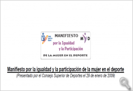 Manifiesto por la Igualdad y la Participación de la  Mujer en el  Deporte