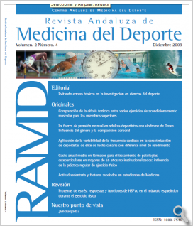 Revista Andaluza de Medicina del Deporte. Vol 2, nº4