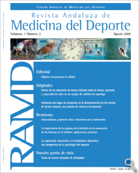 Revista Andaluza de Medicina del Deporte. Vol 1, nº2