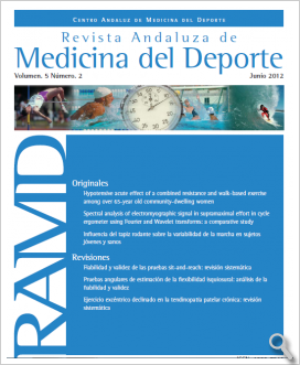 Revista Andaluza de Medicina del Deporte. Vol 5, nº2