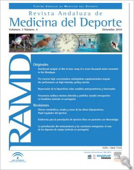 Revista Andaluza de Medicina del Deporte. Volumen 3, número 4 (diciembre 2010)