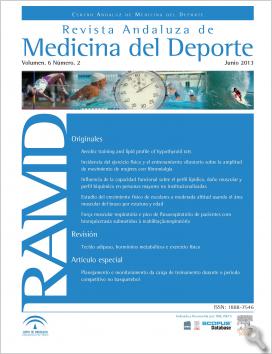 Revista Andaluza de Medicina del Deporte. Vol. 6, núm. 2 (junio 2013)