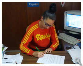 Sandra García, renueva por el Fundación Cajasol Sporting 