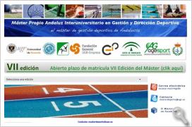 VII Edición Máster Propio Andaluz Interuniversitario en Gestión y Dirección Deportiva