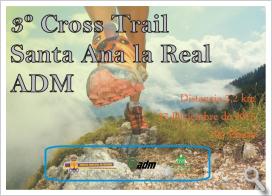 Cartel 3º Cross Trail Santa Ana la Real ADM