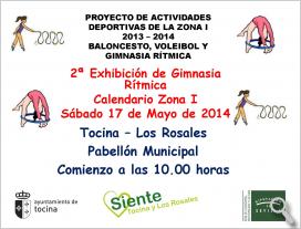 Programa completo 2ª Jornada del Calendario de Exhibiciones de Gimnasia Rítmica. Tocina y Los Rosales 