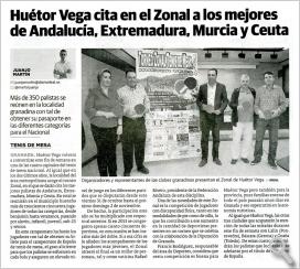 Presentado ZONAL 4 de Huétor Vega. Organiza  CTM Ciudad de Granada