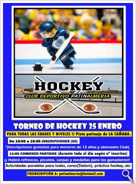 Torneo de Hockey Patines (niños y adultos) - Patinalmería Club Deportivo