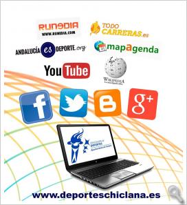 La Delegación de Deportes de Chiclana  sigue ampliando su presencia en internet a través de webs, redes sociales y plataformas web deportivas
