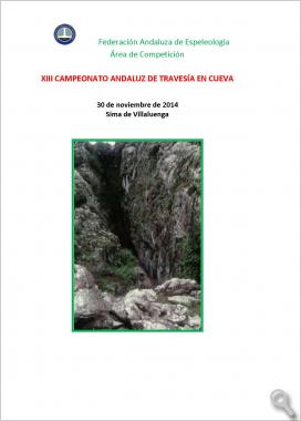 XIII Campeonato Andaluz de Travesía en Cueva
