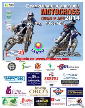 II Campeonato de Andalucía de Motocross. Circuito Puente Tablas, Jaén